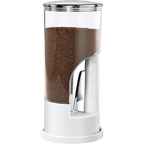 Zevro Indispensable 1/2-Pound-Capacity Coffee Dispenser, Black