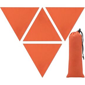 4 Pcs Blaze Orange Safety Blind Panels 15.75 Inch Per Side Safety Panel Hunting Blind Accessories Include Magnet Buttons and Carrying Bag for Hunting Blind Backpack Tents in Saudi Arabia