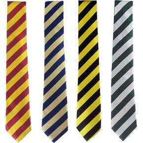 LilMents 4 Pack Pinstriped Formal Necktie Tie Set