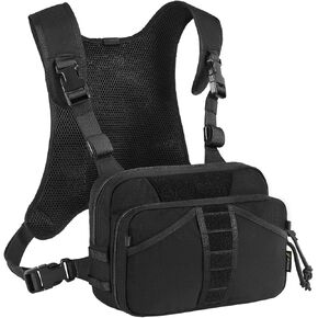 Fishing Chest Pack, Fly Fishing Bag for Men and Women, Tackle and Fly Boxes Storage Pack, Hunting Binocular Pack
