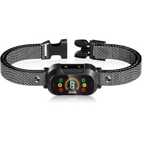 Waterproof Dog Bark Collar Rechargeable Anti Bark Training Collar with 7 Modes 8 Adjustable Sensitivity Levels and Protection Mode for Small Medium Large Dogs