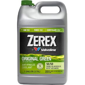 Zerex Original Green Low Silicate 50/50 Prediluted Ready-to-Use Antifreeze/Coolant 1 GA