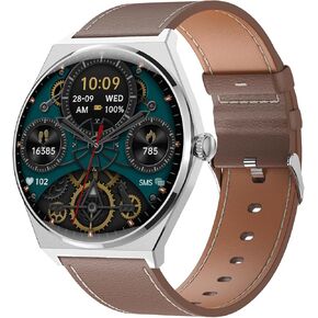 Smart Watch (Answer/Make Calls), 1.43’’ AMOLED Smart Watches for Men Women 100+ Sport Modes Fitness Watch with Blood Oxygen/Sleep/Heart Rate Monitor, IP67 Waterproof Smartwatch