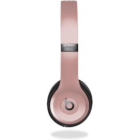 غلاف متوافق مع Beats Solo 4 - أحمر خدود صلب - غطاء لاصق واقٍ من الفينيل الفاخر 3M - سهل الاستخدام | صُنع في الولايات المتحدة الأمريكية بواسطة MightySkins