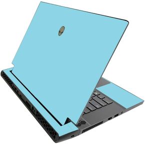 MightySkins Skin for Alienware M15 R3 (2020) & M15 R4 (2021) - Solid Baby Blue | Protective Viny wrap | Easy to Apply and Change Style | Made in The USA