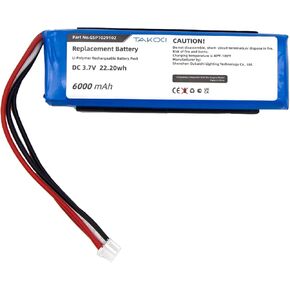 Replacement Battery Compatible with Charge 2 Plus, Charge 2+,fits Part No GSP1029102, MLP912995-2P, 3.7V 6000mAh / 22.20Wh