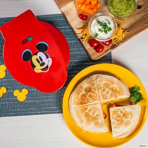 Uncanny Brands Disney Mickey Mouse Quesadilla Maker -Small Kitchen Appliance