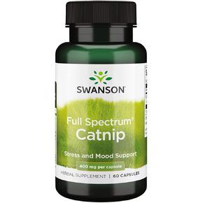 Swanson Full Spectrum Catnip 400 Milligrams 60 Capsules