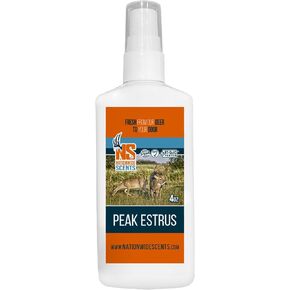 Nationwide Scents Certified Peak Doe Estrus Spray | Doe in Heat Urine for Hunting | Deer Scents and Attractants