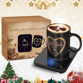 Coffee Mug Warmer for Desk with Auto Shut Off, Coffee Cup Warmer Set with Mug for Desk Office Home