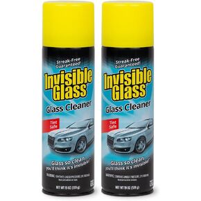 Invisible Glass 91164-3PK 19-Ounce Cleaner for Auto and Home for a Streak-Free Shine, Deep Cleaning Foaming Action, Safe for Tinted and Non-Tinted Windows, Ammonia Free Foam Glass Cleaner, Pack of 3