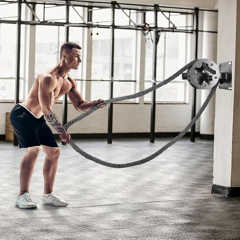 جهاز تدريب المقاومة من INNOLIFE، جهاز تدريب حبل البكرة للياقة البدنية، جهاز تسلق حبل البكرة، جهاز مقاومة قابل للتعديل لصالة الألعاب الرياضية المنزلية in Kuwait