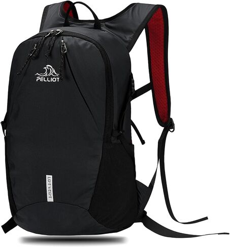 Lightweight sport Backpack for Hiking Daypack， Running，motorcycle, bike or scooter riders, a perfect commuter essential (Obsidian Black) in Saudi Arabia