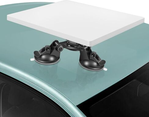 Sunroof Suction Cup Mount for Starlink Mini, Car Mounting Kit for Starlink Mini, 1/4 Inch Nut Suction Cup Bracket with Adapter for Car Windows and Sunroofs in Saudi Arabia