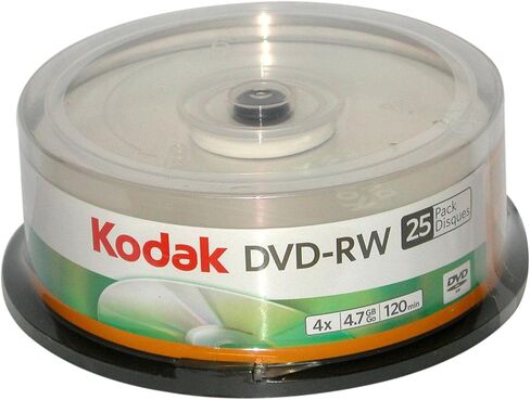 كوداك 50128 4.7 جيجابايت DVD-RW (25 حزمة) in Saudi Arabia