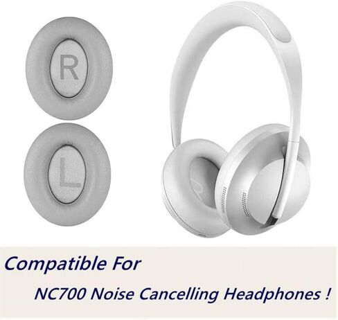 غطاء وسائد الأذن البديلة، وسائد الأذن لسماعات الرأس Bose 700 (NC700) المانعة للضوضاء فوق الأذن (رمادي) in Kuwait