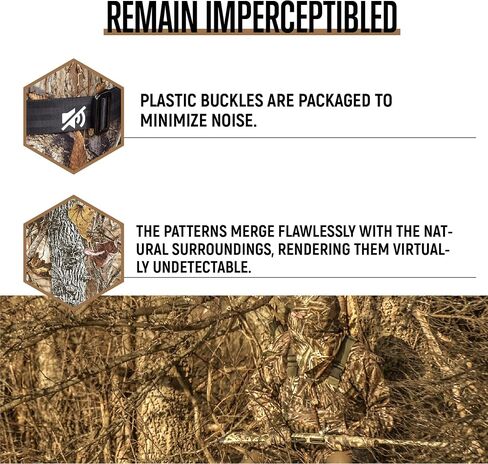 BLAUSE Hunting Blind, 270 See Through Ground Blind with Portable Carrying Bag, 2-3 Persons Camouflage Pop Up Blinds for Deer & Turkey Hunting, Noise-Free Slide Windows for Easy Observation in Saudi Arabia