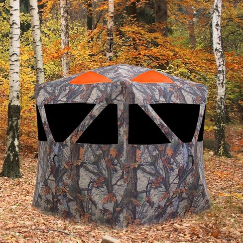 4 قطع من ألواح الأمان باللون البرتقالي الناري، لوحة صيد مقاومة للماء، لوحة مغناطيسية للصيد على شكل مثلث 17.7 بوصة لكل جانب مع 12 قطعة من أزرار المغناطيس و1 قطعة حقيبة برباط للخيام العمياء للصيد على الأرض in Kuwait