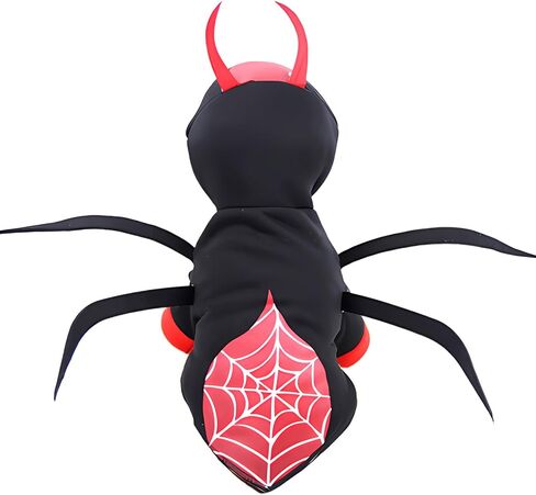 Dog Clothes Halloween Costume Cute Pet Ghost Costume Puppy Fleece Sweatshirt Cat Outfits for Small Dogs Halloween Cosplay Sweater CCCV Black01 X-Small in Saudi Arabia