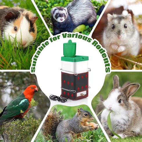 زجاجة مياه أرنب ساخنة من Palksky، 32 أونصة، موزع تغذية مياه بدون تنقيط على شكل أرنب، درجة حرارة ثابتة 20 درجة مئوية، تمنع تجميد الماء للهامستر جربيل، خنازير غينيا، فئران الفئران الصغيرة، ملحقات قفص الحيوانات الأليفة in Kuwait