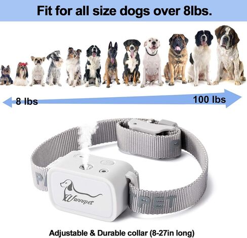 Citronella Dog Training Collar with Remote, 3 Modes Spray/Vibration/Beep, 【Can't Work Automatically】 Citronella Collar for Dogs 1000ft Range Harmless Safe Humane Spray Dog Collar in Saudi Arabia