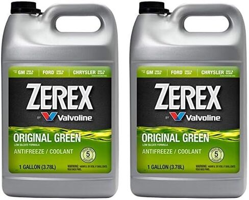 Zerex Original Green منخفض السيليكات 50/50 مضاد التجمد/المبرد المخفف مسبقًا الجاهز للاستخدام 1 GA in Saudi Arabia