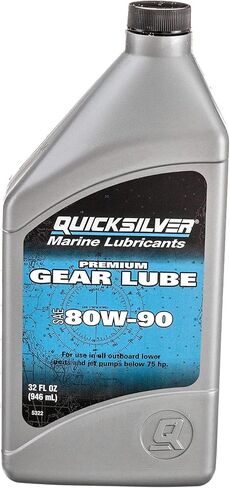 Quicksilver 80W-90 Premium Gear Lube - Marine Engine - 32 Ounce in Saudi Arabia