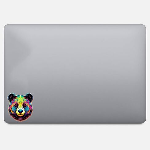 Colorful Cute Panda Sticker For Car, Bike, SUV, Truck, Helmet, Laptop, Water Bottle, Notebook, Decal window, Guitar, Skateboard, Bumper Vinyl Waterproof sticker 5 inch (Design 1) in Saudi Arabia