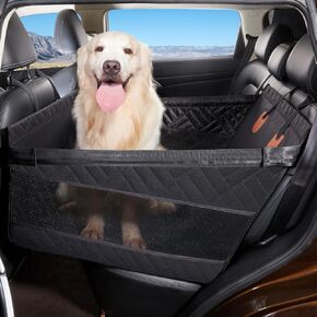 YJGF Dog Car Seat Large Size Dog,Dog Car Seat Cover for Back Seat,Back Seat Extender for Dogs,Large Dog Car Seat for Vehicles,Pet Booster Seat for Car Large Dog,Dog Car Bed for Large Dogs,Dog Hammock