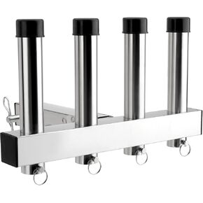Fishing Rod Holder for Truck, Fishing Pole Rack for 2" Hitch Receiver, Stainless Steel Car Fishing Rod Holder
