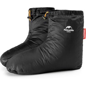 Naturehike Down Booties for Men Women,Camping Foot Warmer,Ultralight Winter Warm Socks for Camping, Backpacking