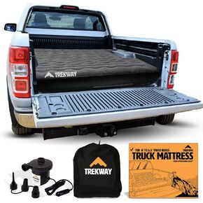 Offroading Gear Inflatable Truck Bed Air Mattress | 6ft to 6.5ft Truck Box | Converts to Full Double Size Bed | Durable and Waterproof Compatible with F150, Ram, Supercrew, etc.