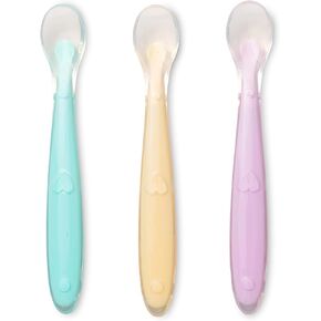 Upward Baby Bowls with Suction - 4 Piece Silicone Set with Spoon for Babies Kids Toddlers - BPA Free Baby Led Weaning Food Plates - First Stage Self Feeding Utensils