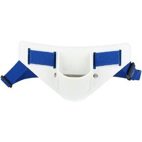 Fighting Belt, Adjustable Fishing Rod Pole Stand Holder Fishing Belt Rod Holder Waist Support, Lightweight Belly Belt for Rock Fishing Lures, Hands-Free Fishing Experience, 19.5*15 cm, White