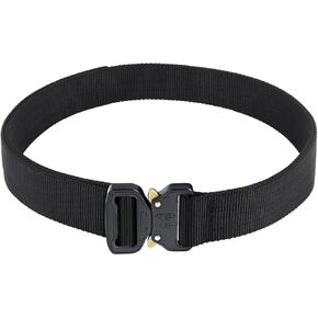 AIKATE Men Tactical Belt, Quick Release Battle Belt, Heavy Duty Stiffened 2-Ply 1.5" Nylon Military EDC Belt