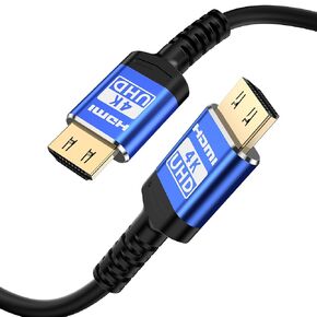 18Gbps hdmi Cables 3ft with Gripping Connectors,4k Ultra high Speed Ethernet 2.0 Flexible Cord Support 4K@60Hz 4:4:4 HDR,HDCP2.2,ARC,3D and CEC for HDTV/PS4/3/Xbox/Monitor/Projector ect