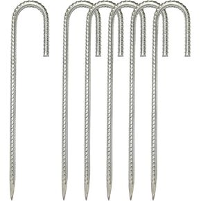 J Hook Heavy Duty GalvanizedReinforced Ground Nails Outdoor Canopy Tent Ground Pile Ground Decoration Fixed Windproof Ground Pile Gardening Ground Anchor (4)