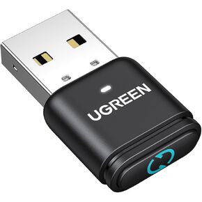 UGREEN Bluetooth 5.3 Adapter & Undetectable Mouse Jiggler, USB Bluetooth Dongle for Computer Laptop, USB Mouse Mover with Switch Button, Mouse Wiggler with 2 Jiggle Modes, Plug and Play