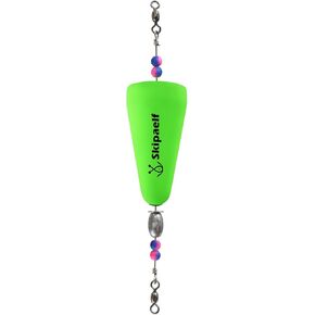 Popping Corks Fishing Popping Cork,Hard Foam Fishing Floats with a 1/2 oz Egg Weight,Freshwater and Saltwater Bobbers for Redfish and Speckled Trout 1PCS/2PCS/5PCS