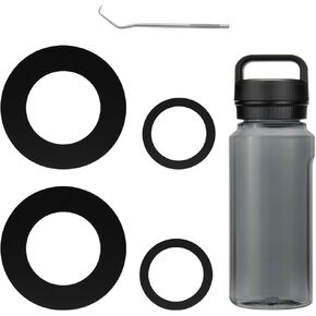 rubber gasket compatible with YETI Yonder，4 Pack Suitable for YETI Yonder replacement cover sealing gasket,Suitable for YETI Yonder 1L/34 oz replacement cover sealing gasket, ZZXC02568XDF