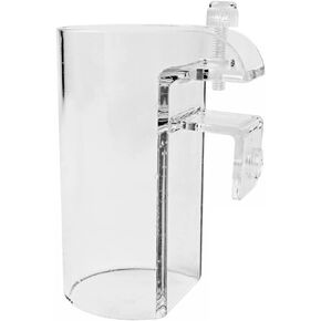 Aquarium Glass Feeder, Acrylic Fish Tank Plant Shrimp Feeder Portable Fish Feeding Ring for Fish Tank Aquarium Fish Shrimp