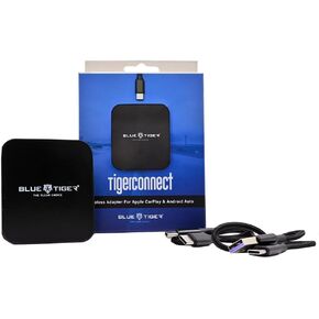 Blue Tiger TigerConnect Wireless CarPlay & Android Auto Adapter Converts Wired to Wireless Plug & Play Carplay for Cars & Trucks