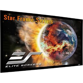 Elite Screens 135 Inch Fixed Frame UST Projector Screen 16:9, 8K/4K Ultra HD 3D Ready ISF Material 135" Wall Mount Projection Screen for Indoor Home Movie Theater Cinema, SF135HW2, CineWhite UHD-B