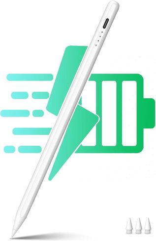 Stylus Pen for iPad, Pencil for Apple iPad, Fast Charge iPad Pencil with Palm Rejection, Tilt Sensitivity, Compatible with iPad 6/7/8/9/10, iPad Mini 5/6, iPad Air 3/4/5, iPad Pro 11''/12.9'' in Kuwait