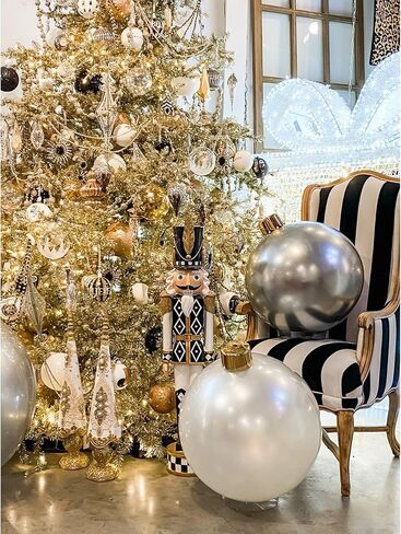 زينة العطلات القابلة للنفخ - للاستخدام الداخلي والخارجي - قابلة لإعادة الاستخدام والتخزين - زينة العطلات المثالية - 18 بوصة - وردي in Kuwait