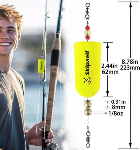 Popping Corks for Saltwater,Fishing Bobbers Weighted Fishing Floats Fishing Corks 2pcs/5pcs Redfish Speckled Trout in Saudi Arabia