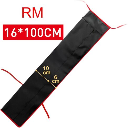 مقاوم للماء أكسفورد القماش الصيد رود غطاء حقيبة صيد السمك حقيبة التخزين كم المحمولة الصيد رود حقيبة واقية ، 16x140 سنتيمتر in Kuwait