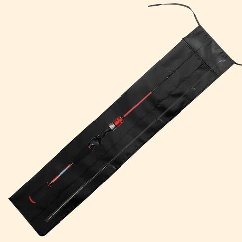 Waterproof Oxford Cloth Fishing Rod Bag Cover Fishing Tackle Storage Bag Sleeve Portable Fishing Rod Protective Bag, 16x140cm in Saudi Arabia