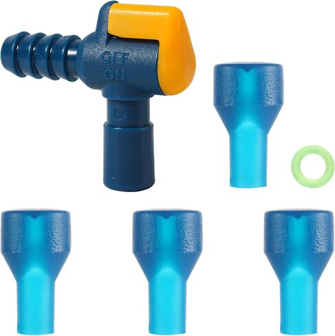 4 قطع من قطعة الفم البديلة لصمام العض، صمام العض لحزمة الترطيب لمثانة ترطيب Camelbak مع موصل خرطوم بزاوية و1 حلقة إغلاق من السيليكون ملحقات استبدال قطعة الفم in Saudi Arabia