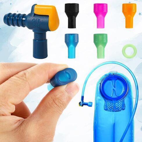 4 قطع من قطعة الفم البديلة لصمام العض، صمام العض لحزمة الترطيب لمثانة ترطيب Camelbak مع موصل خرطوم بزاوية و1 حلقة إغلاق من السيليكون ملحقات استبدال قطعة الفم in Saudi Arabia